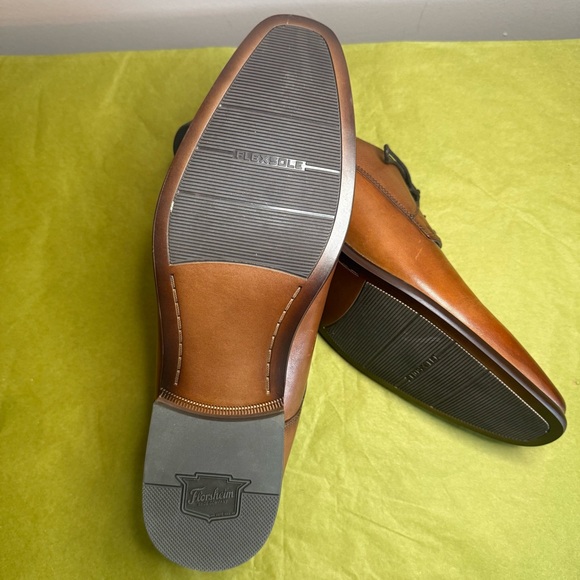 Florsheim Brown Leather Oxford Shoes - Picture 5 of 11